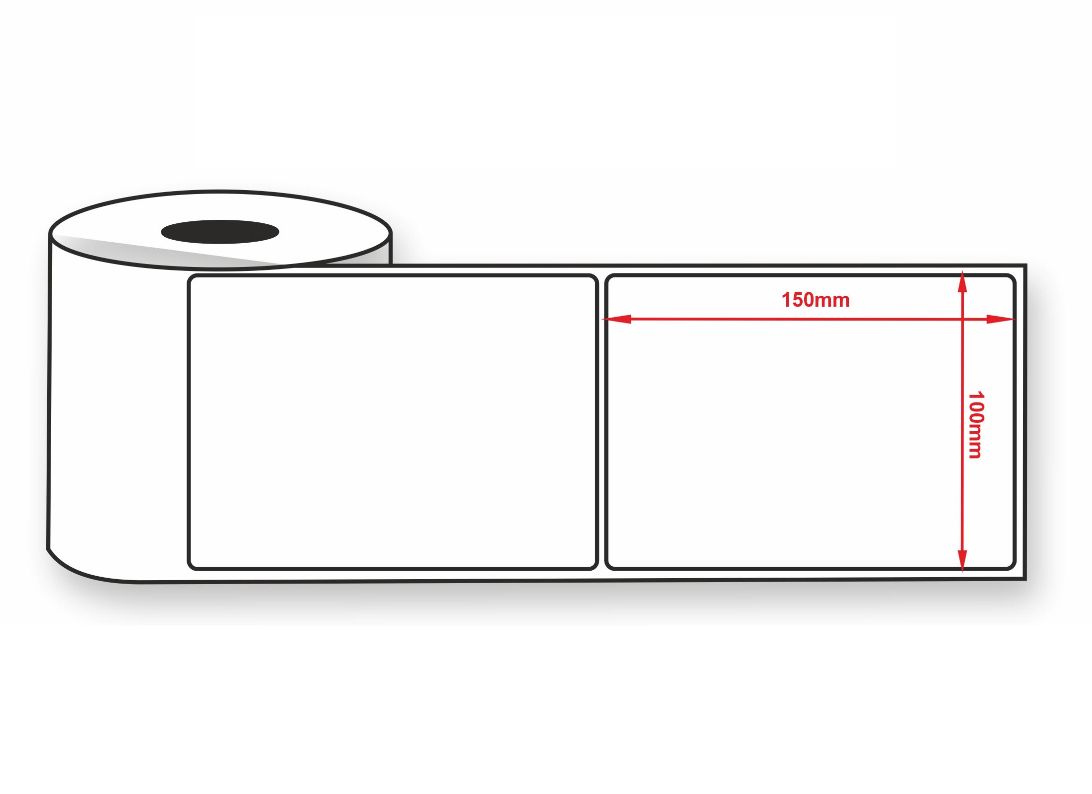 ONLINE  SALLERS 100mm X 150mm  ( 4 X 6" )  SIZE 400 LABEL ROLL
