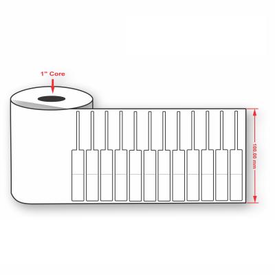 82mm x 12mm Label With Partial Gum 55mm Print Area Jewelery Tag