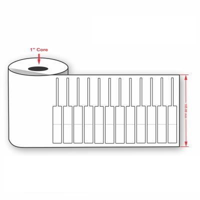 100mm X 15mm Label With Partial Gum 65mm Print Area Jewelery Tag