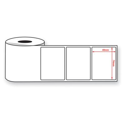 74mm x 48mm Barcode Label Per Roll 1000 Labels