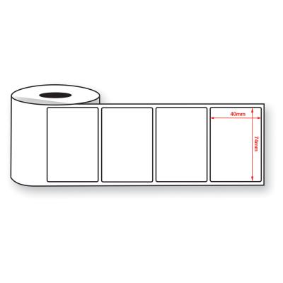 74mm x 40mm Barcode Label Per Roll 1000 Labels