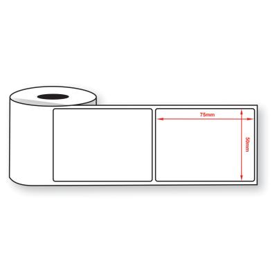 50mm x 75mm Barcode Label Per Roll 1500 Labels