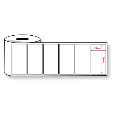 50mm X 25mm Barcode Label Per Roll 2000 Labels