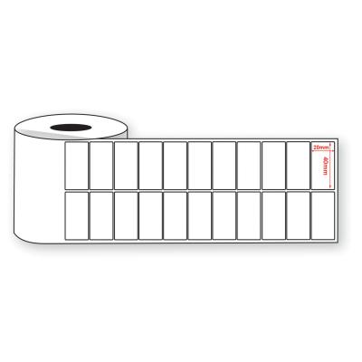 40mm X 20mm Barcode Label Per Roll 4000 Labels