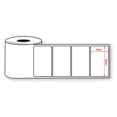38mm X 25mm Barcode Label Per Roll 2000 Labels