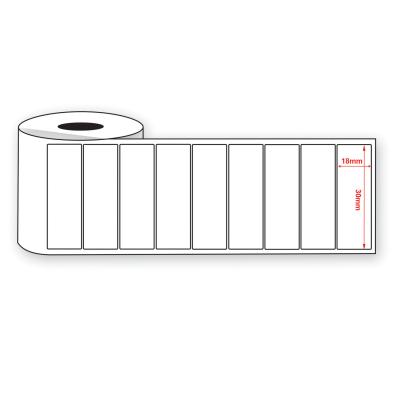 30mm X 18mm Barcode Label Per Roll 2000 Labels