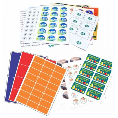 PRE-PRINTED LABELS