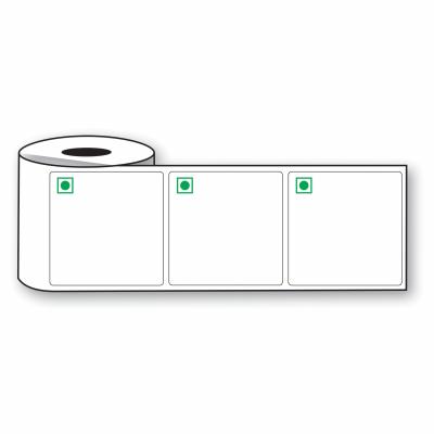 PRE-PRINTED LABEL (50mm X 50mm ) VEG LOGO LABELS 1000 LABELS ROLL